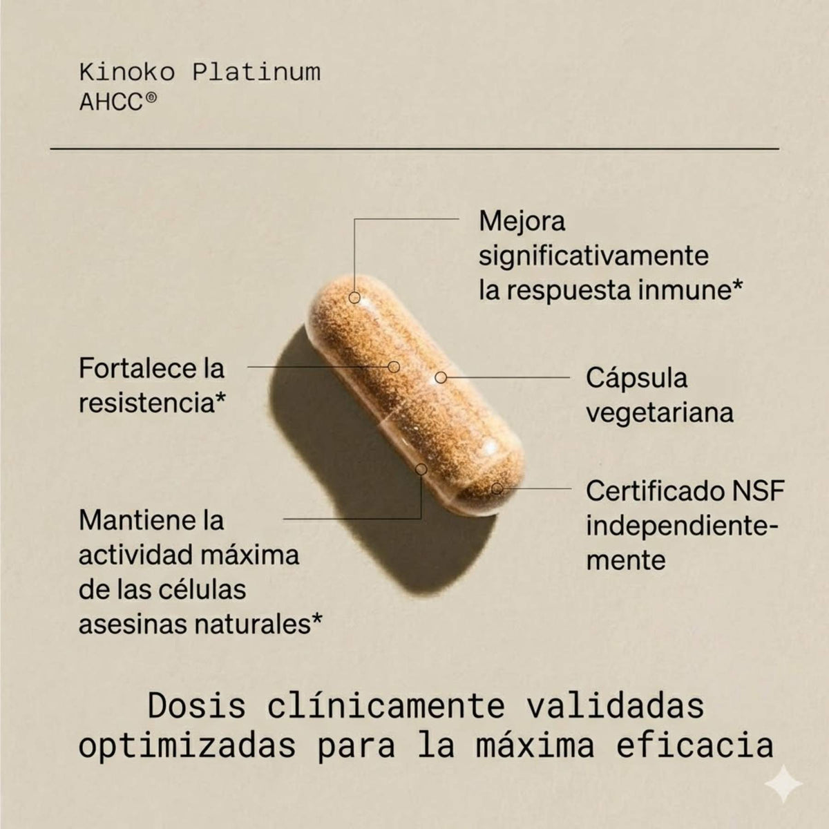 AHCC®-ELIMINADOR DE VERRUGAS CAUSADAS POR EL VPH (60 cápsulas). DISTRIBUIDOR OFICIAL®.