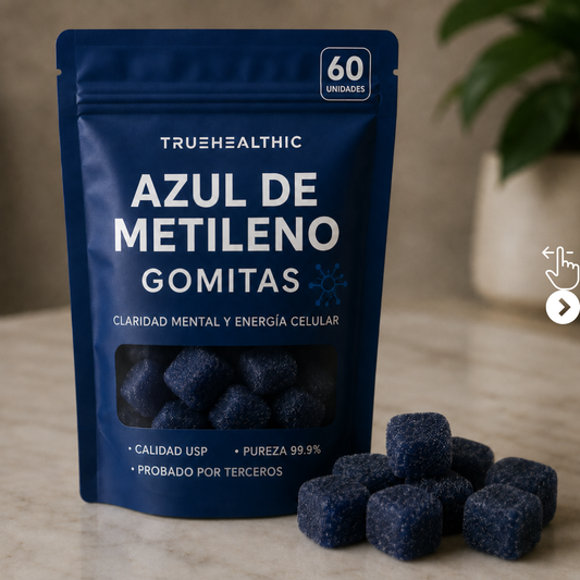 Gomitas Azul De Metileno TRUEHEALTHIC® Apoyo a tu sistema nervioso